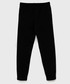 Spodnie Calvin Klein Jeans Spodnie bawełniane dziecięce kolor czarny gładkie