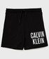 Spodnie Calvin Klein Jeans szorty plażowe dziecięce kolor czarny