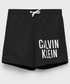 Spodnie Calvin Klein Jeans szorty kąpielowe dziecięce kolor czarny