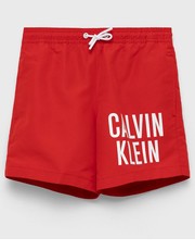 Spodnie szorty kąpielowe dziecięce kolor czerwony - Answear.com Calvin Klein Jeans