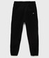Spodnie Calvin Klein Jeans spodnie bawełniane dziecięce kolor czarny z nadrukiem