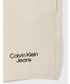 Spodnie Calvin Klein Jeans szorty bawełniane dziecięce kolor beżowy regulowana talia
