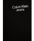 Spodnie Calvin Klein Jeans spodnie dresowe dziecięce kolor czarny melanżowe