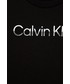 Dres Calvin Klein Jeans komplet bawełniany dziecięcy kolor czarny