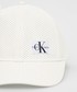 Czapka dziecięca Calvin Klein Jeans czapka kolor biały gładka