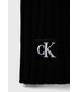 Okulary Calvin Klein Jeans szalik dziecięcy kolor czarny z aplikacją