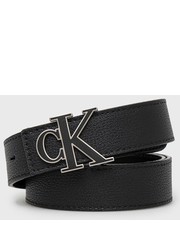 Pasek pasek dwustronny damski kolor czarny - Answear.com Calvin Klein Jeans