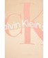 Szalik Calvin Klein Jeans chusta damska kolor różowy z nadrukiem