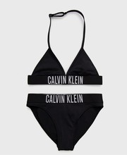 Strój kąpielowy dziecięcy strój kąpielowy dziecięcy kolor czarny - Answear.com Calvin Klein Jeans