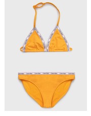 Strój kąpielowy dziecięcy strój kąpielowy dziecięcy kolor pomarańczowy - Answear.com Calvin Klein Jeans