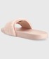 Klapki Calvin Klein Jeans klapki Slide Fur damskie kolor różowy