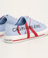 Trampki damskie Calvin Klein Jeans - Tenisówki R0856