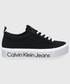 Trampki damskie Calvin Klein Jeans tenisówki damskie kolor czarny