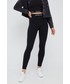 Legginsy Calvin Klein Jeans legginsy damskie kolor czarny gładkie