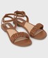 Sandały MEXX Mexx sandały skórzane Sandal Julia damskie kolor brązowy