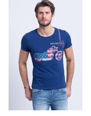 T-shirt - koszulka męska - T-shirt Biker Flag W7A53FK1F - Answear.com