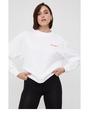 Bluza bluza bawełniana damska kolor biały z nadrukiem - Answear.com Wrangler