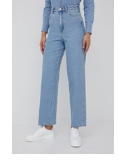 Jeansy jeansy BARREL BLUESTONE damskie high waist - Answear.com Wrangler
