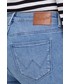 Jeansy Wrangler jeansy SKINNY IN THE CLOUDS damskie medium waist