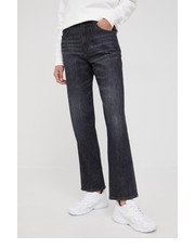 Jeansy jeansy MOM STRAIGHT GRANITE damskie high waist - Answear.com Wrangler