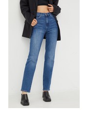 Jeansy jeansy Straight Airblue damskie high waist - Answear.com Wrangler