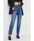 Jeansy Wrangler jeansy Straight Airblue damskie high waist