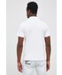 T-shirt - koszulka męska s.Oliver S.Oliver polo bawełniane kolor biały gładki