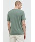 T-shirt - koszulka męska s.Oliver t-shirt bawełniany kolor zielony gładki