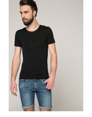 T-shirt - koszulka męska - T-shirt PCU.100.NERO - Answear.com