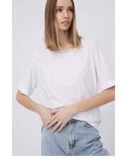 Bluzka t-shirt damski kolor biały - Answear.com Geox