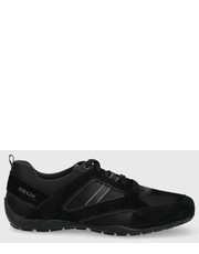 Sneakersy męskie Buty skórzane kolor czarny - Answear.com Geox