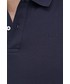 T-shirt - koszulka męska Geox polo bawełniane kolor granatowy gładki