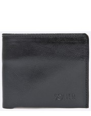 portfel - Portfel skórzany SW05B.BLACK - Answear.com