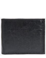 portfel - Portfel skórzany SW06.BLACK - Answear.com