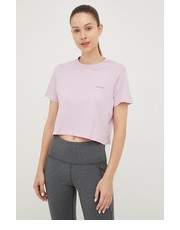 Bluzka t-shirt damski kolor różowy - Answear.com Columbia