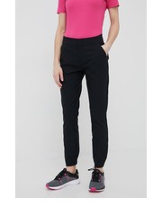 Spodnie spodnie outdoorowe Firwood Camp II damskie kolor czarny proste medium waist - Answear.com Columbia