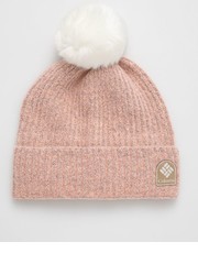 Czapka czapka kolor różowy z grubej dzianiny - Answear.com Columbia