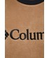 Bluza męska Columbia bluza męska kolor brązowy z aplikacją