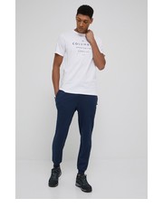 Spodnie męskie spodnie dresowe męskie kolor granatowy gładkie - Answear.com Columbia