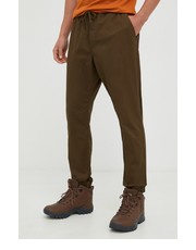 Spodnie męskie spodnie męskie kolor zielony - Answear.com Columbia