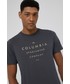 T-shirt - koszulka męska Columbia t-shirt bawełniany kolor szary z nadrukiem