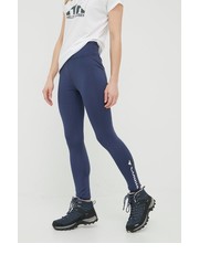 Legginsy legginsy sportowe damskie kolor granatowy gładkie - Answear.com Columbia