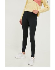 Legginsy legginsy sportowe Hike damskie kolor czarny gładkie - Answear.com Columbia