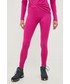 Legginsy Columbia legginsy sportowe Hike damskie kolor różowy gładkie