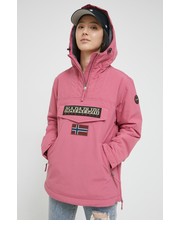 Kurtka kurtka damska kolor różowy zimowa - Answear.com Napapijri