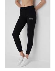 Spodnie spodnie damskie kolor czarny z nadrukiem - Answear.com Napapijri