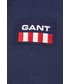 Bluza męska Gant bluza męska kolor granatowy z kapturem z aplikacją