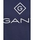 T-shirt - koszulka męska Gant t-shirt bawełniany kolor granatowy z nadrukiem