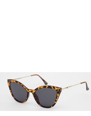 Okulary okulary przeciwsłoneczne damskie kolor brązowy - Answear.com Vans