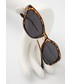 Okulary Vans okulary przeciwsłoneczne damskie kolor brązowy